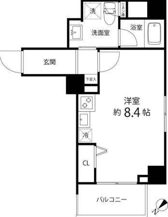 上野駅 徒歩9分 10階の物件間取画像